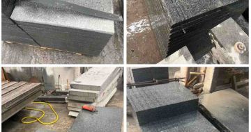 安徽 芝麻黑地铺石材