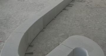 安徽 花岗岩整石坐凳拼装