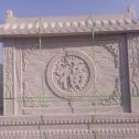 安徽 芝麻白花岗岩屏风，照壁，影壁