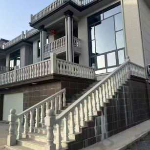 安徽 芝麻白别墅阳台栏杆，楼梯栏杆