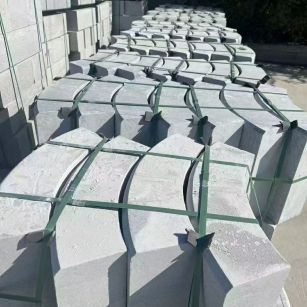 安徽 芝麻灰弧形路沿石