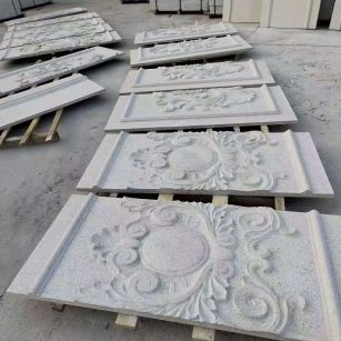 安徽 芝麻白干挂雕花板