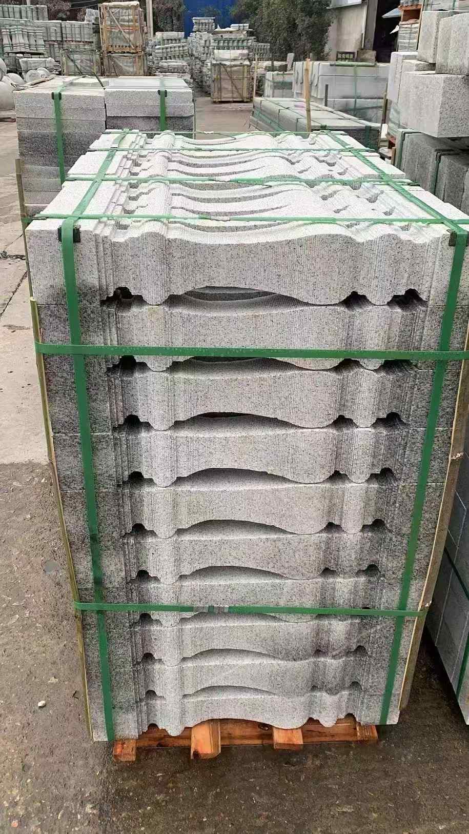 安徽 芝麻白方形拉丝面，栏杆花瓶柱