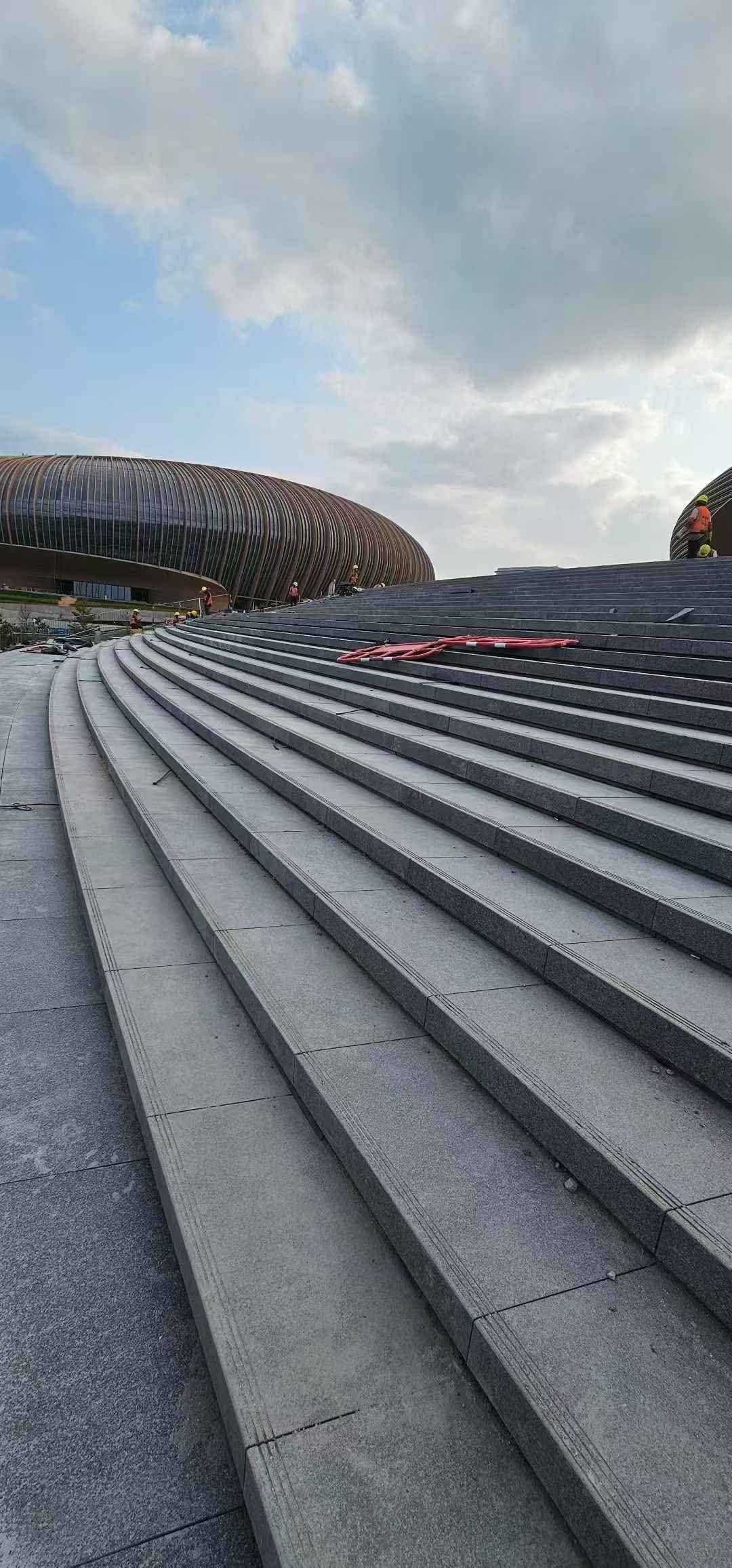 安徽 弧形整石台阶铺装效果图