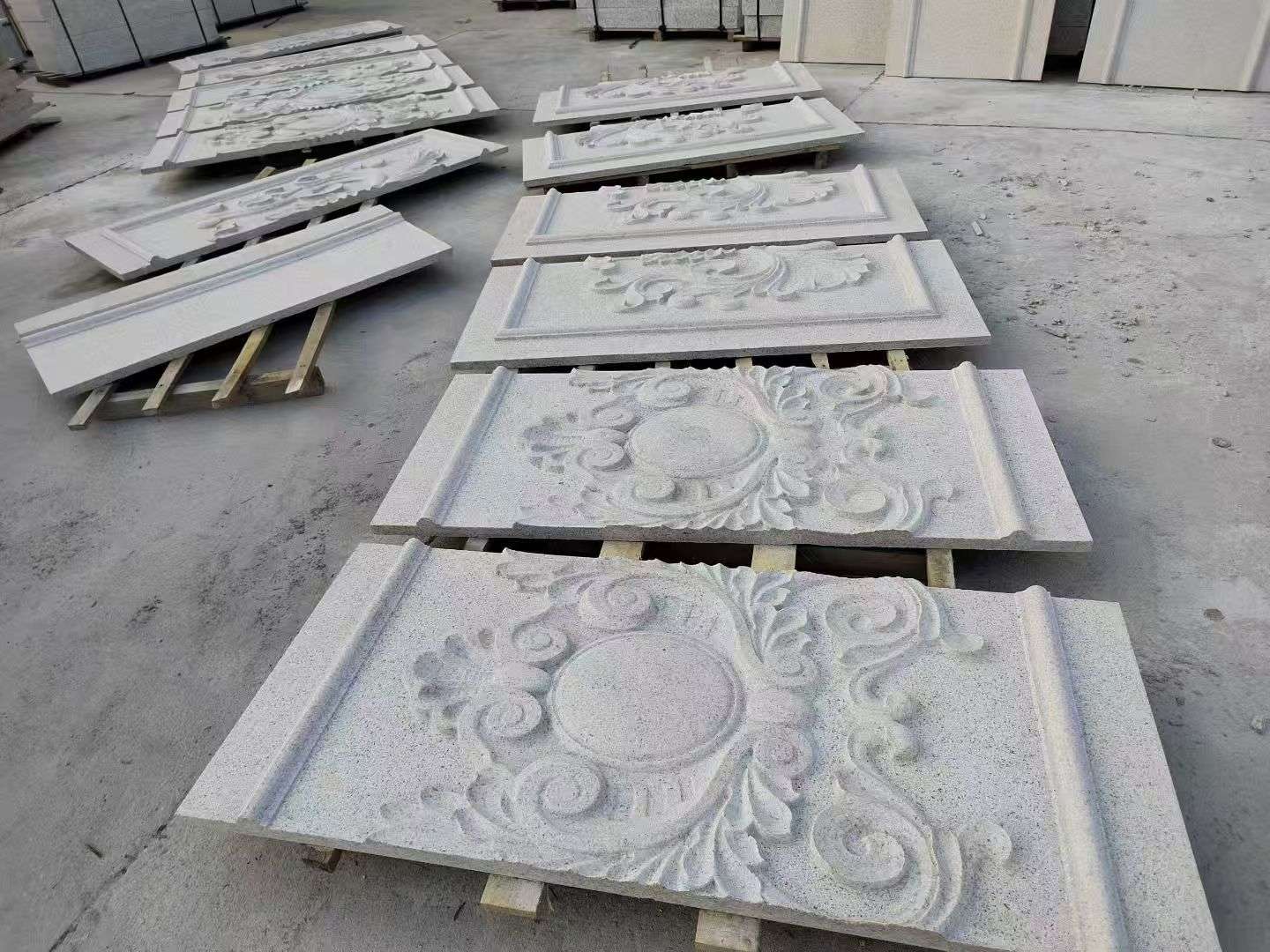 安徽 芝麻白干挂雕花板