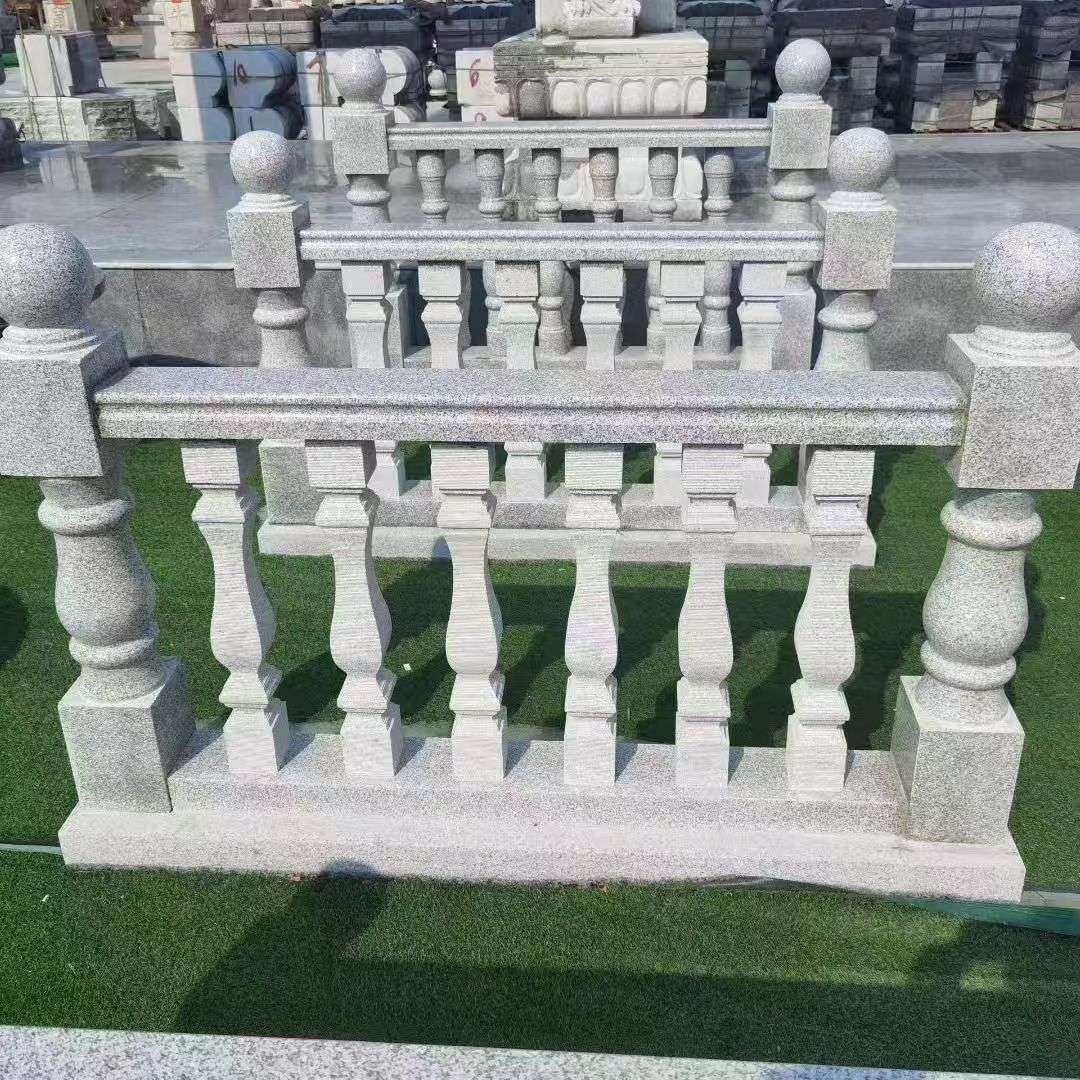 安徽 别墅石材栏杆特写