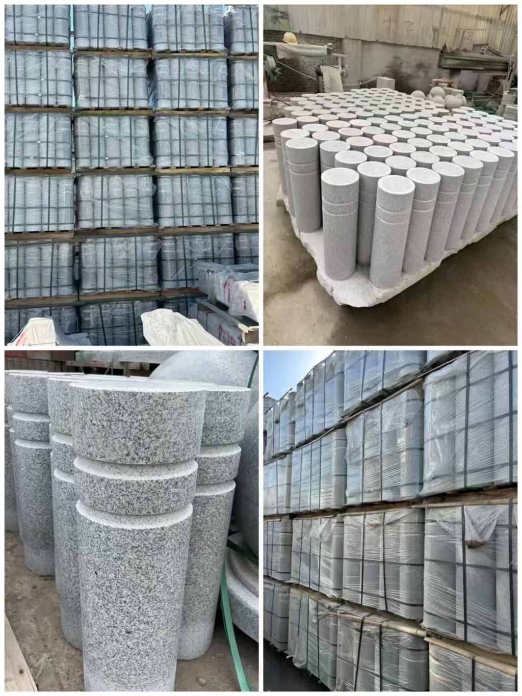 安徽 芝麻白花岗岩挡车柱、隔离柱多少钱